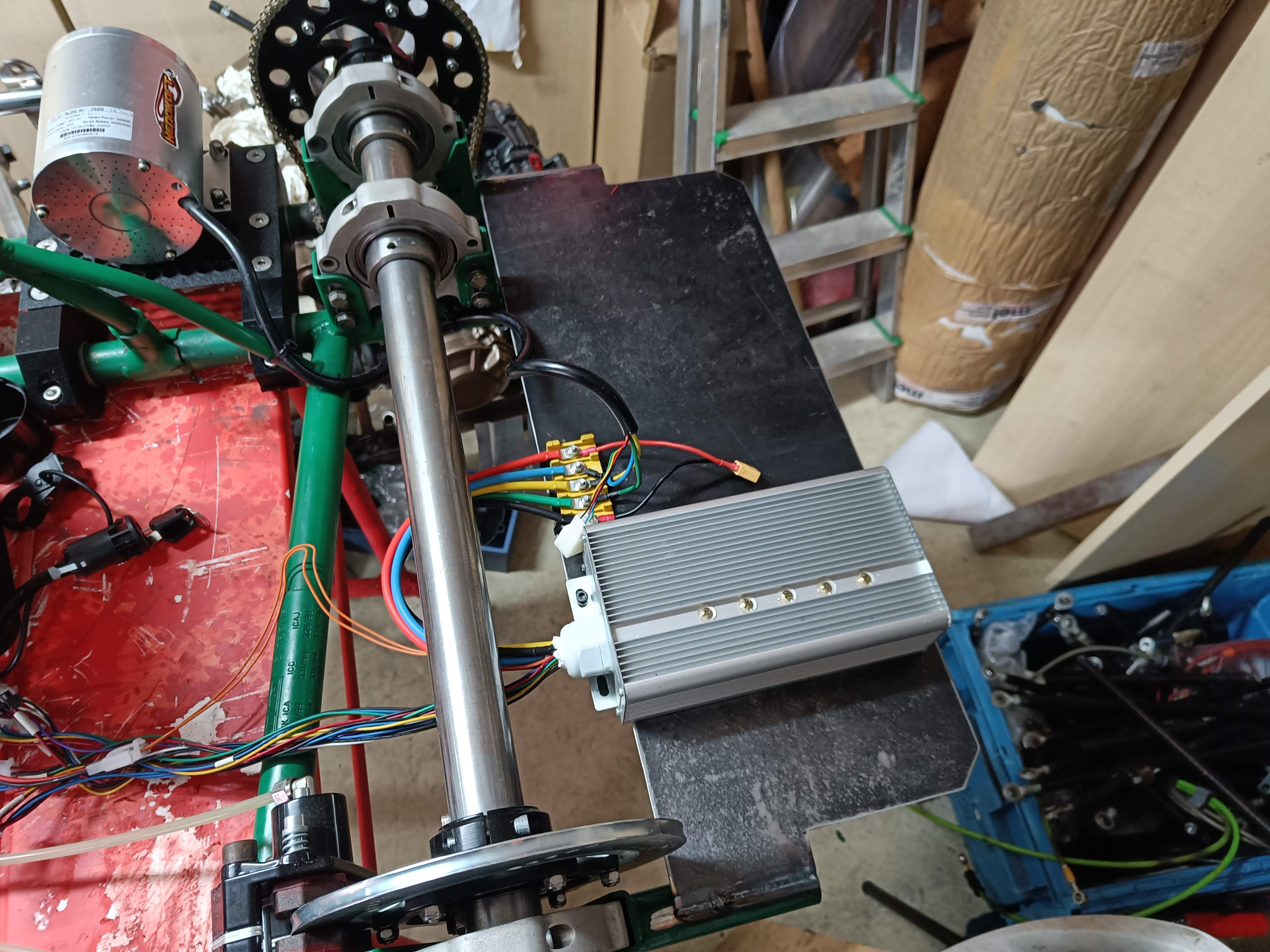 Motor controller installed