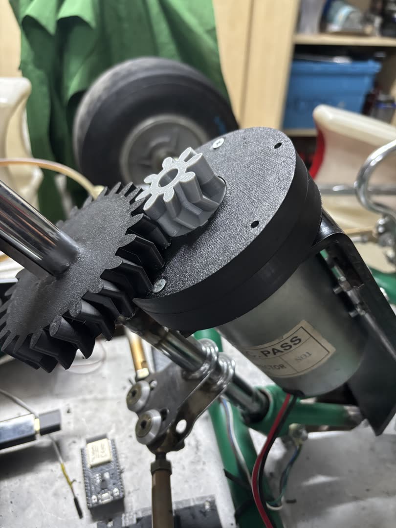 Steering planetary gear motor